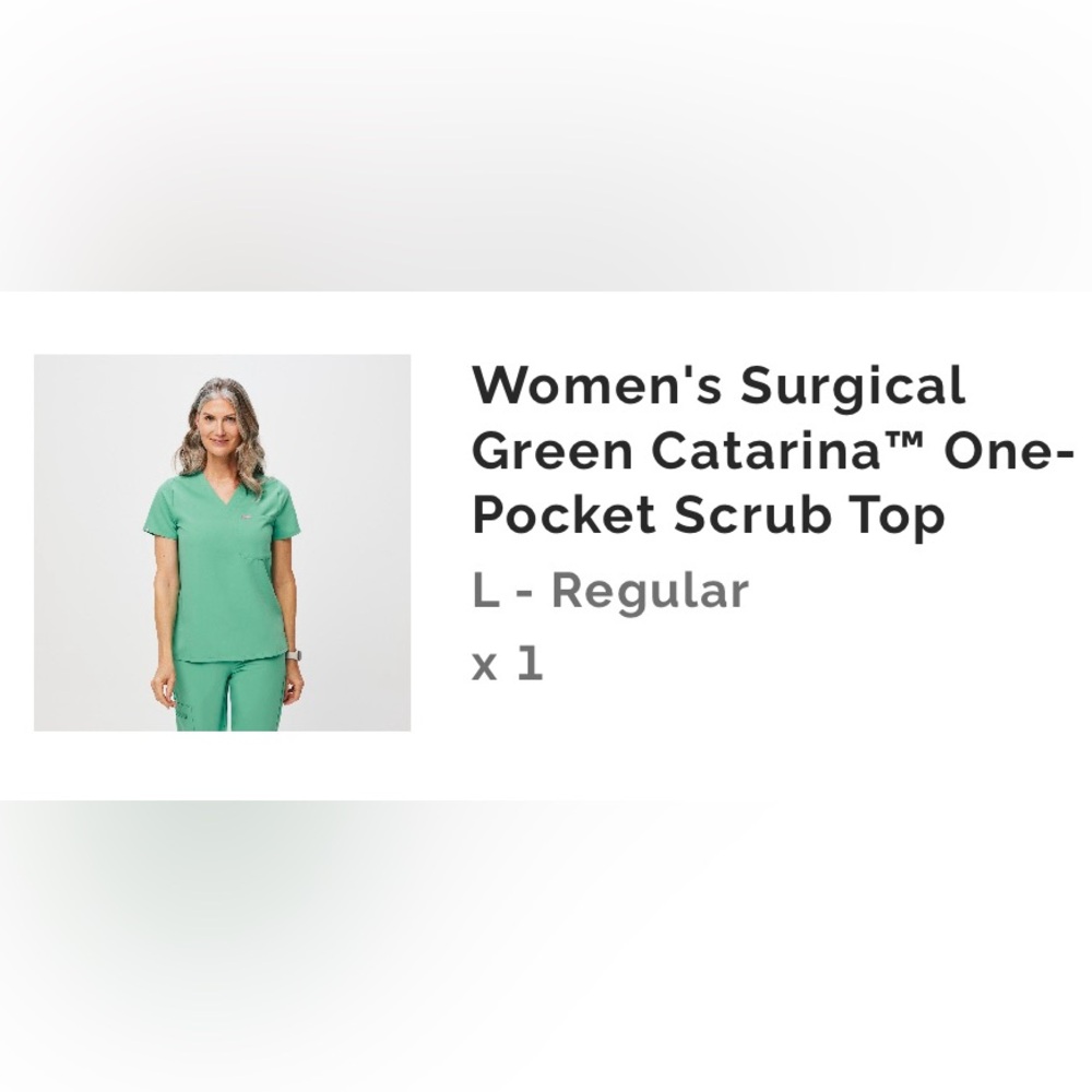 FIGS Catalina Top (Surgical Green)